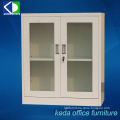 Square Shape Good Quality Two Swing Glass Door Useful Document Storage Steel Cabinet
